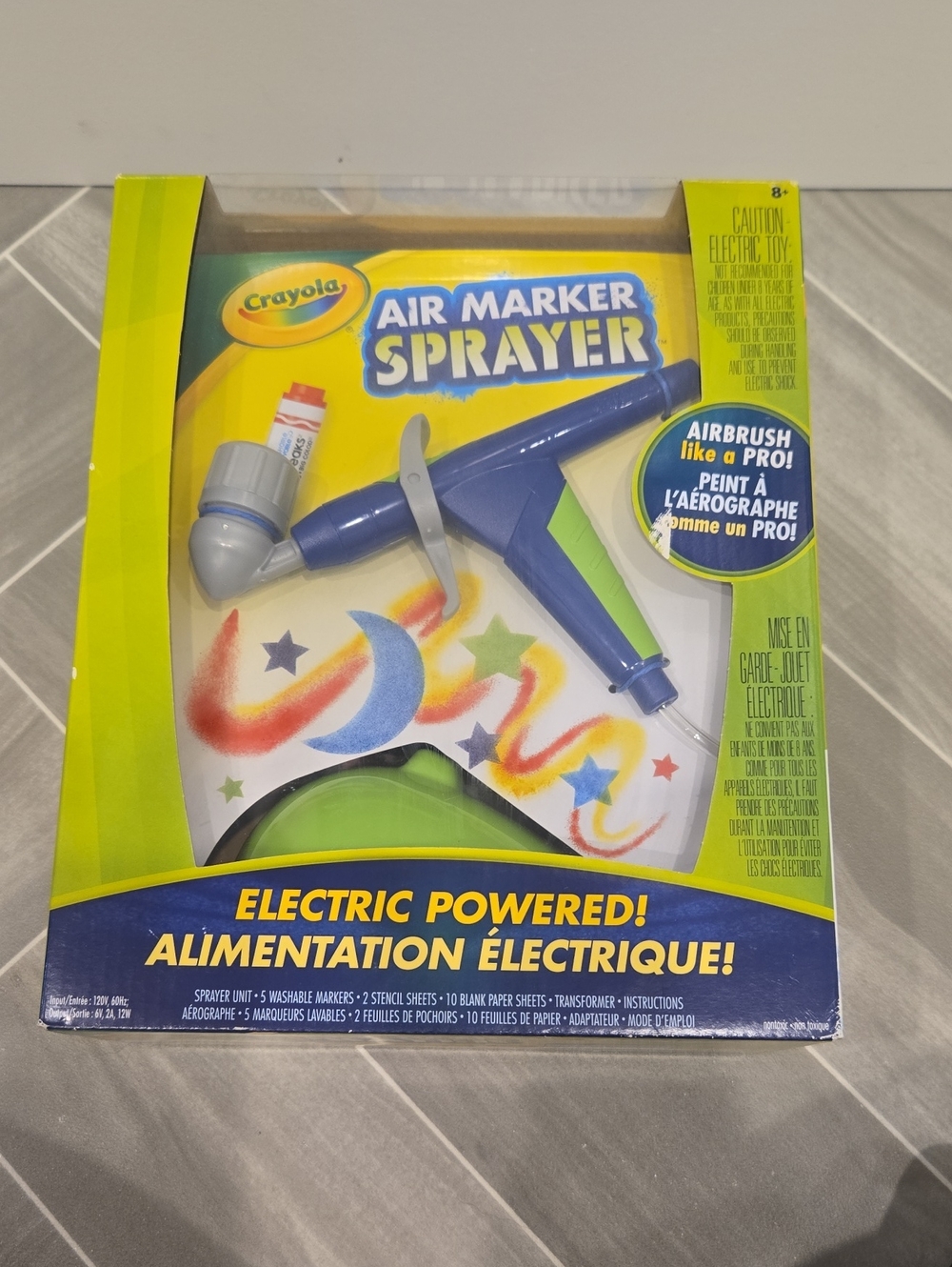 Crayola Air Marker Sprayer - Blue and Green